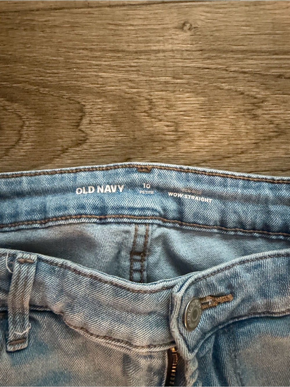 Old Navy Light Blue Straight Leg Jeans